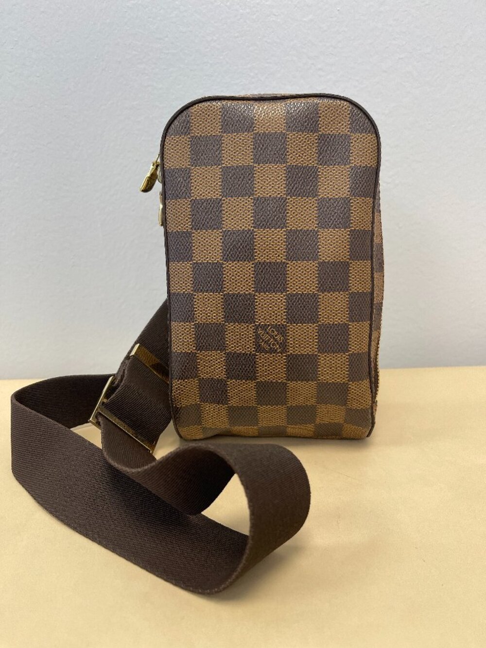 Louis Vuitton Damier Ebene Geronimos Crossbody Bum Bag - Preowned
